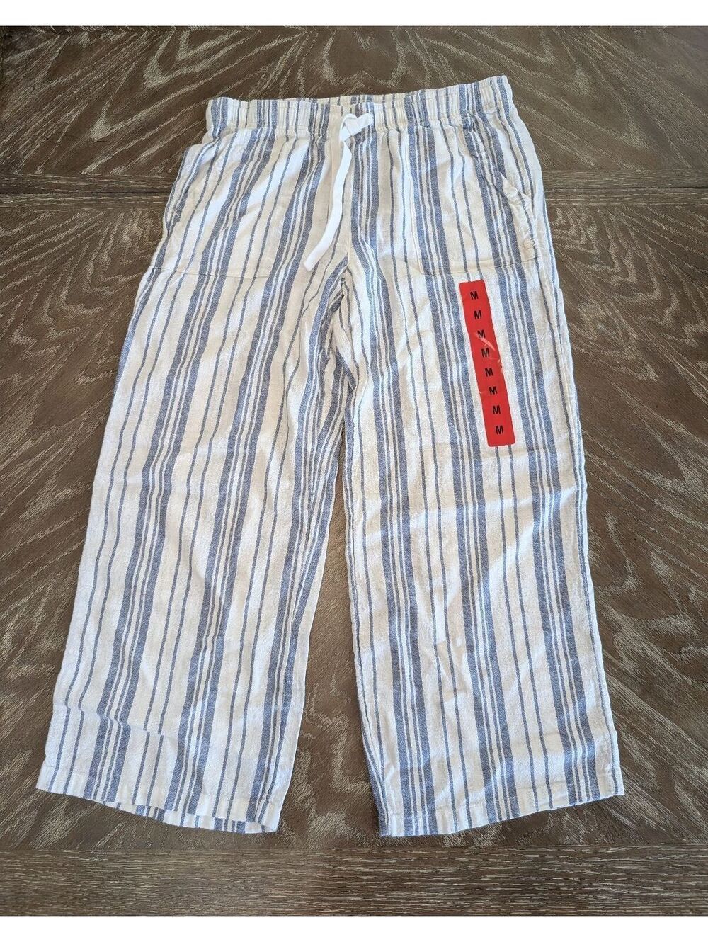 Roxy Oceanside Striped Linen Blend Pants